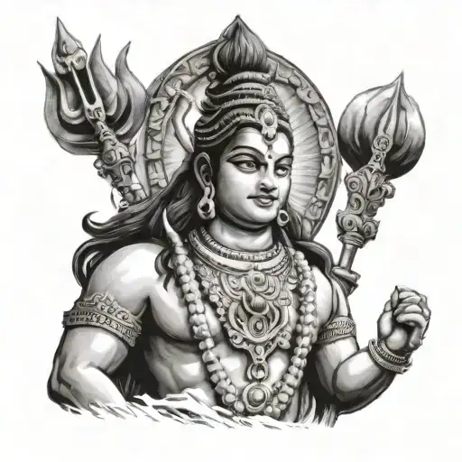 Murugan vel plus shiva tattoo tattoo design idea