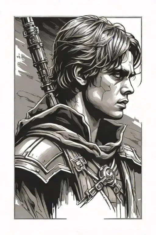 anakin skywalker tattoo design idea