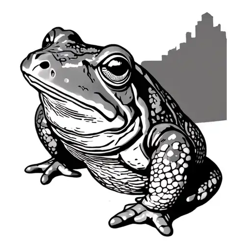 Toad, Ruhr area, colliery, coal mining, Bochum tattoo design idea