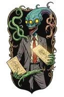 eldritch horror tattoo design idea