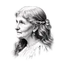 A 62-year-old Alice Liddell with early dementia  tattoo design idea