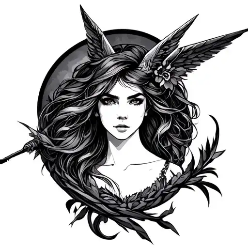 Melissa Sagittarius Richmond tattoo design idea