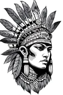 Aztec tattoo design idea
