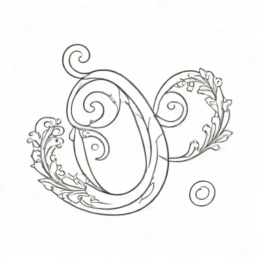 Letter P D M tattoo design idea