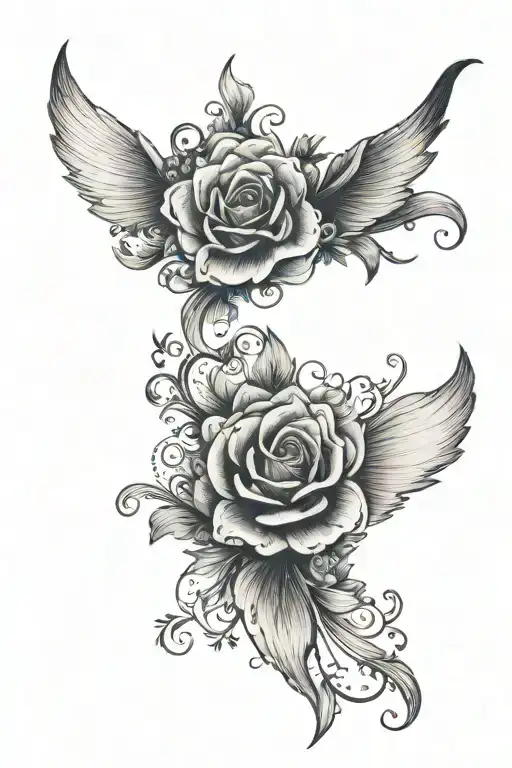 matching tattoos for sisters with no words tattoo design idea