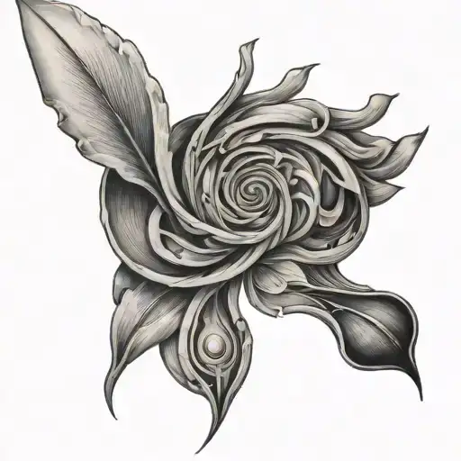 A woman's vagina tattoo design idea