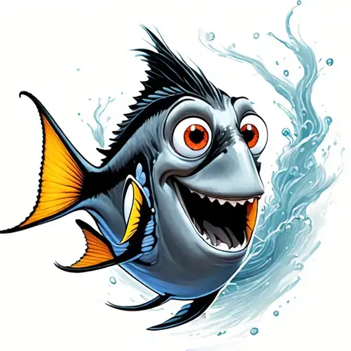 Dory tattoo design idea