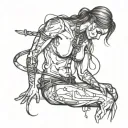 bdsm slavery tattoo design idea