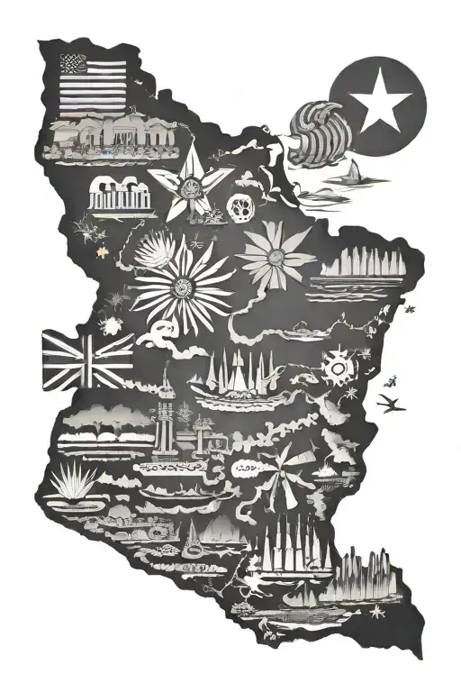 countries I've been, Ghana, Kenya, Germany, France, New Zealand, Australia, Tanzania, Mauritius, Holland tattoo design idea