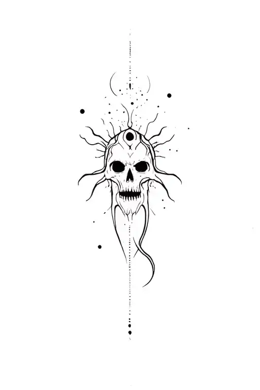 Cosmic Horror tattoo design idea