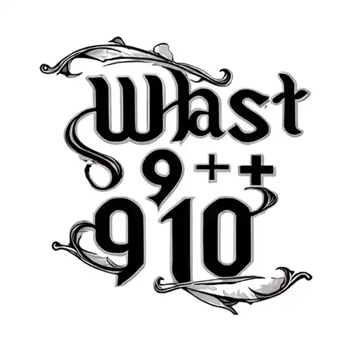 design me a tattoo with just font question : whats 9 + 10? anwser : 21 response : you stupid tattoo design idea