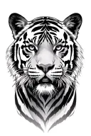 Bengal tiger tattoo design idea