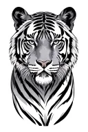 Bengal tiger tattoo design idea