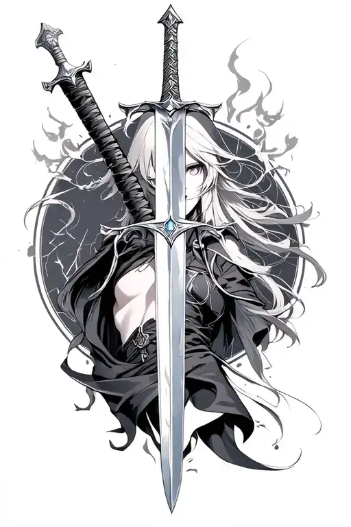 Sword Art Online tattoo design idea