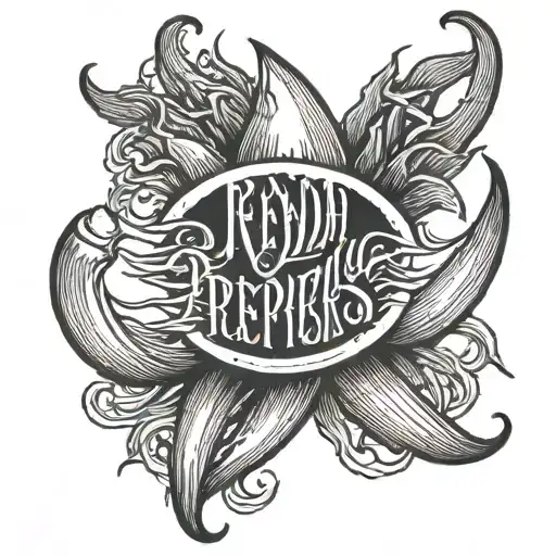 red hot chili peppers tattoo design idea