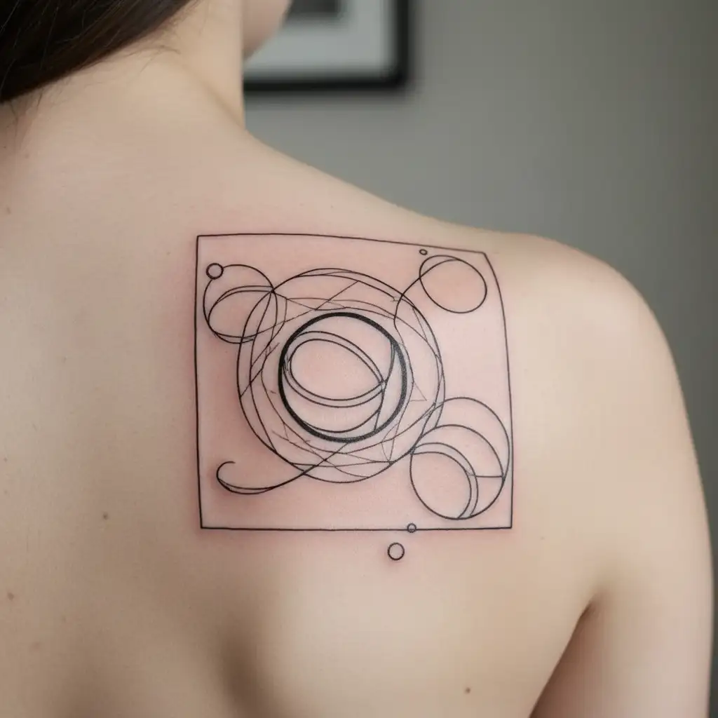 tennis ball morphing tattoo design idea