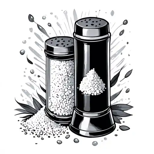 Salt And Pepper tattoo design idea