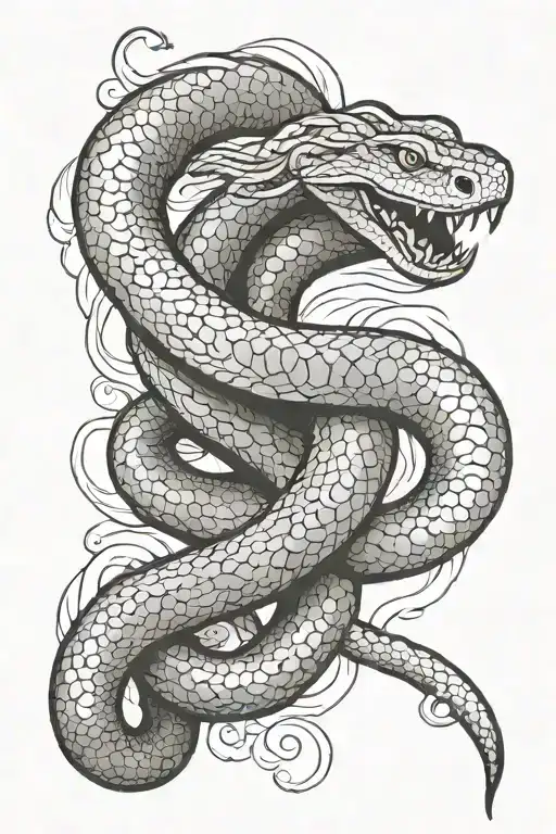 nyc, Japan, snake tattoo design idea