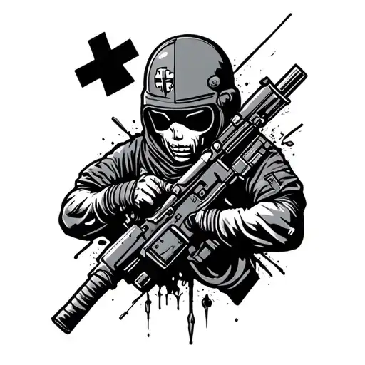 Combat Medic tattoo design idea