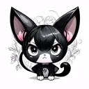 Kuromi tattoo design idea