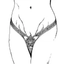 Thong tattoo design idea