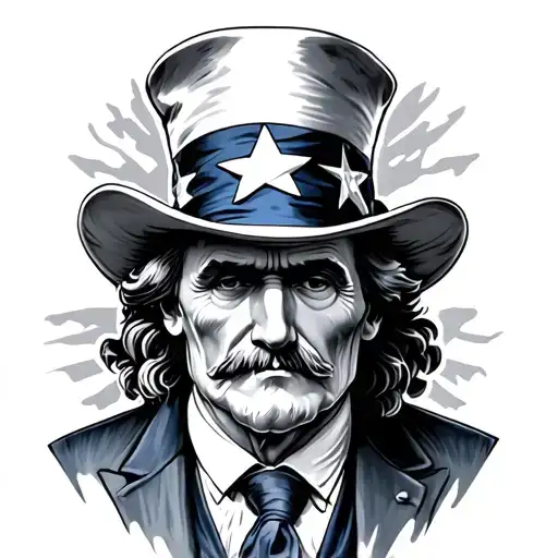 Uncle Sam tattoo design idea