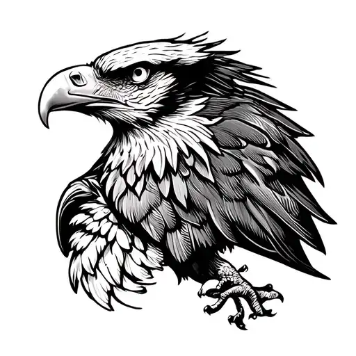 Germany eagle tattoo design idea