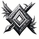 Valknut Symbol tattoo design idea