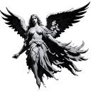 Protector Angel tattoo design idea