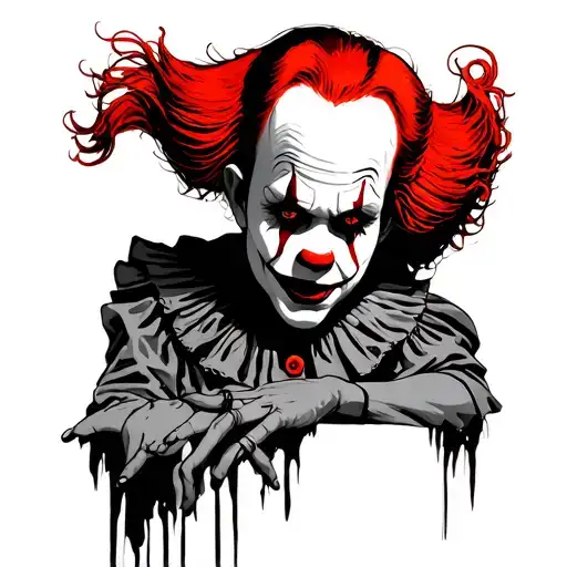 Pennywise tattoo design idea