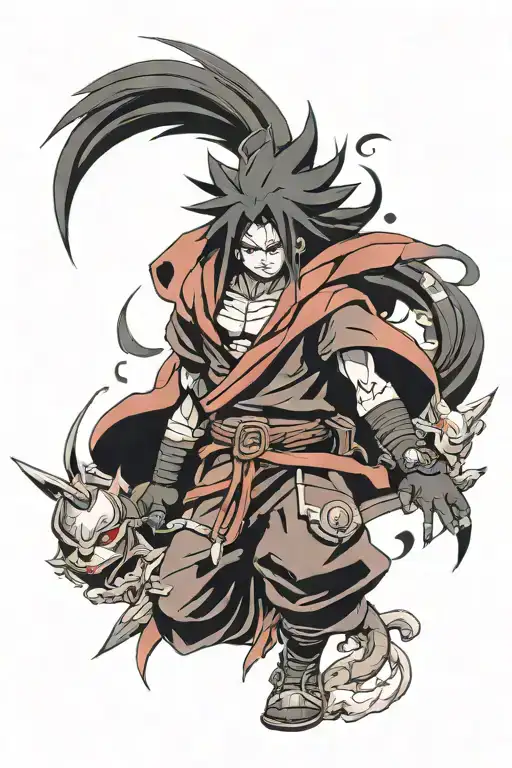 Madara Uchiha tattoo design idea