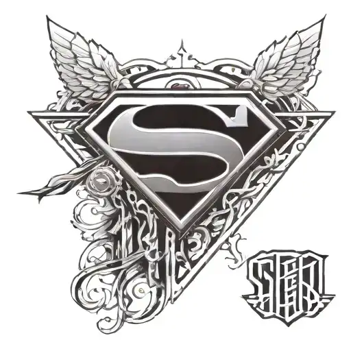 Superman emblem with Ford f instead of the s tattoo design idea