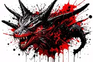 chupacabra tattoo design idea