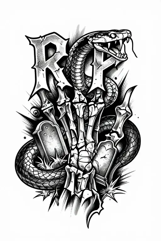 29+ Skeletal Snake Tattoos in 2026 - BlackInk AI