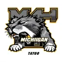 Michigan Wolverines tattoo design idea
