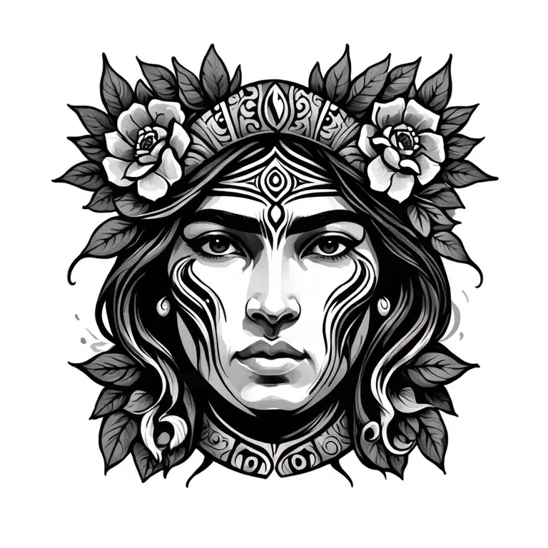 Taíno tattoo design idea