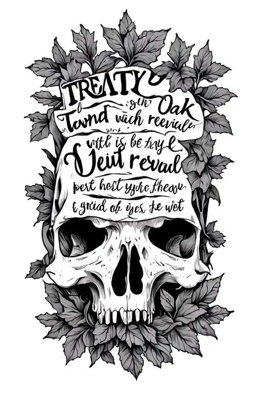 treaty oak revival tatto based on their lyrics tattoo design idea