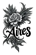aires sign tattoo design idea