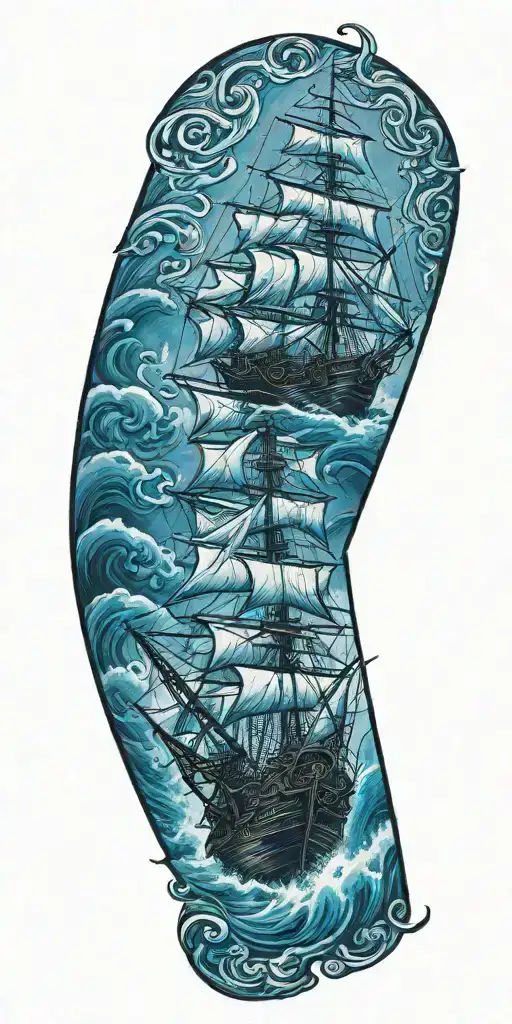 1165+ Stormy Sea Tattoo Ideas in 2025 - BlackInk AI