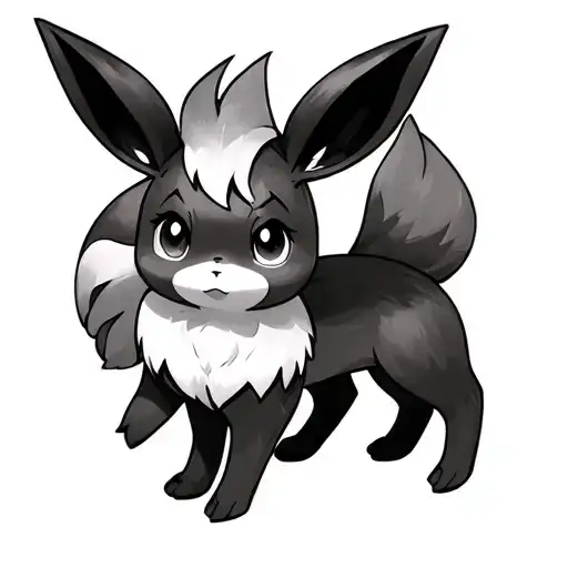 Eevee Evolutions tattoo design idea