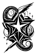 revan star sign tattoo design idea