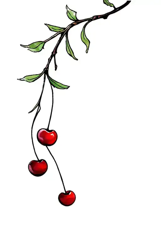  depression cherry by beach house tattoo design idea