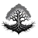 Dead Tree Of Life tattoo design idea