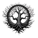 Dead Tree Of Life tattoo design idea