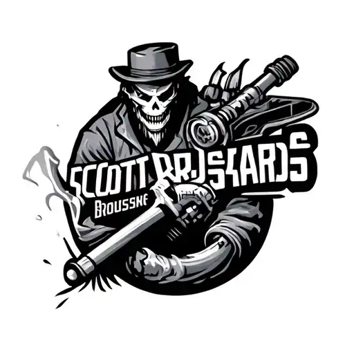 welding and fabricating shop logo Scotty broussards tattoo design idea