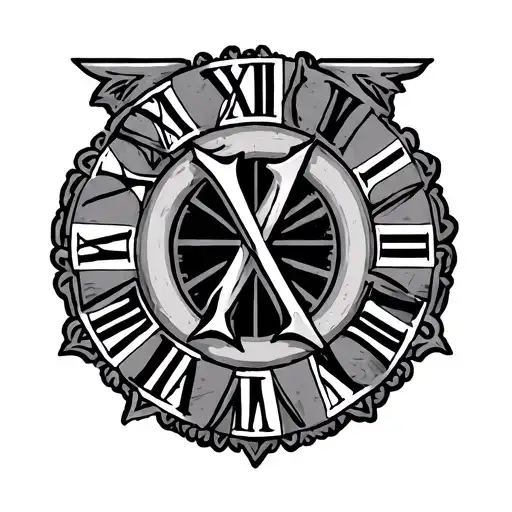 1980 Roman Numerals tattoo design idea
