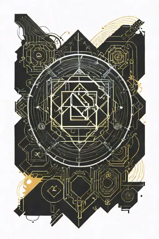 math themed tatoo tattoo design idea