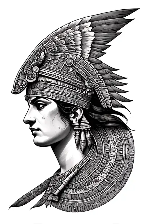 Assyrian Babylon tattoo design idea