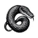 Celtic Snake tattoo design idea
