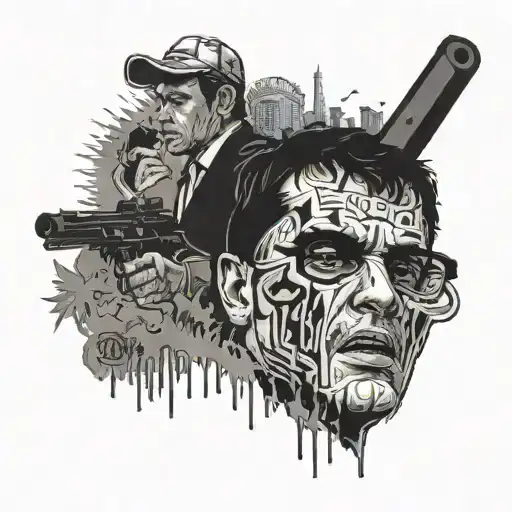 Scarface "The world is yours" tattoo design idea